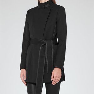 Reiss Lucy Short Belted Coat UK14/US10